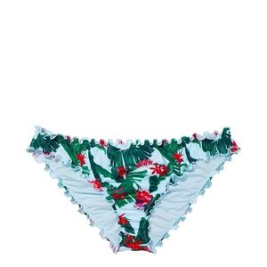 Victorias secret Ruffle cheeky bikini bottom L